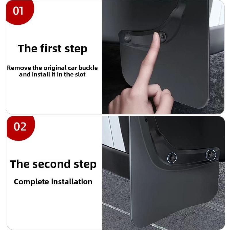 for Tesla Model 3 Y Juniper 2025 2026 Wheel Mud Guards Flap Mudflaps Splash Front Rear Fender Protector Mudguards Accessories
