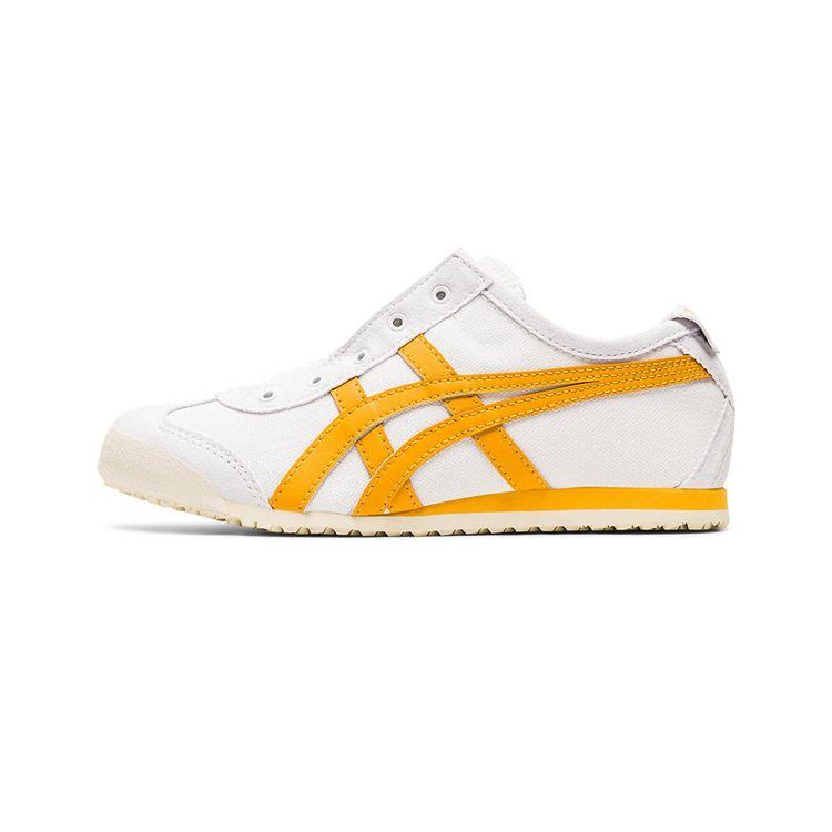 Onitsuka Tiger Mexico 66 Comfortable Versatile Durable Low-Top Sports Casual Shoes Kids sneaker White Yellow 1184A085-101