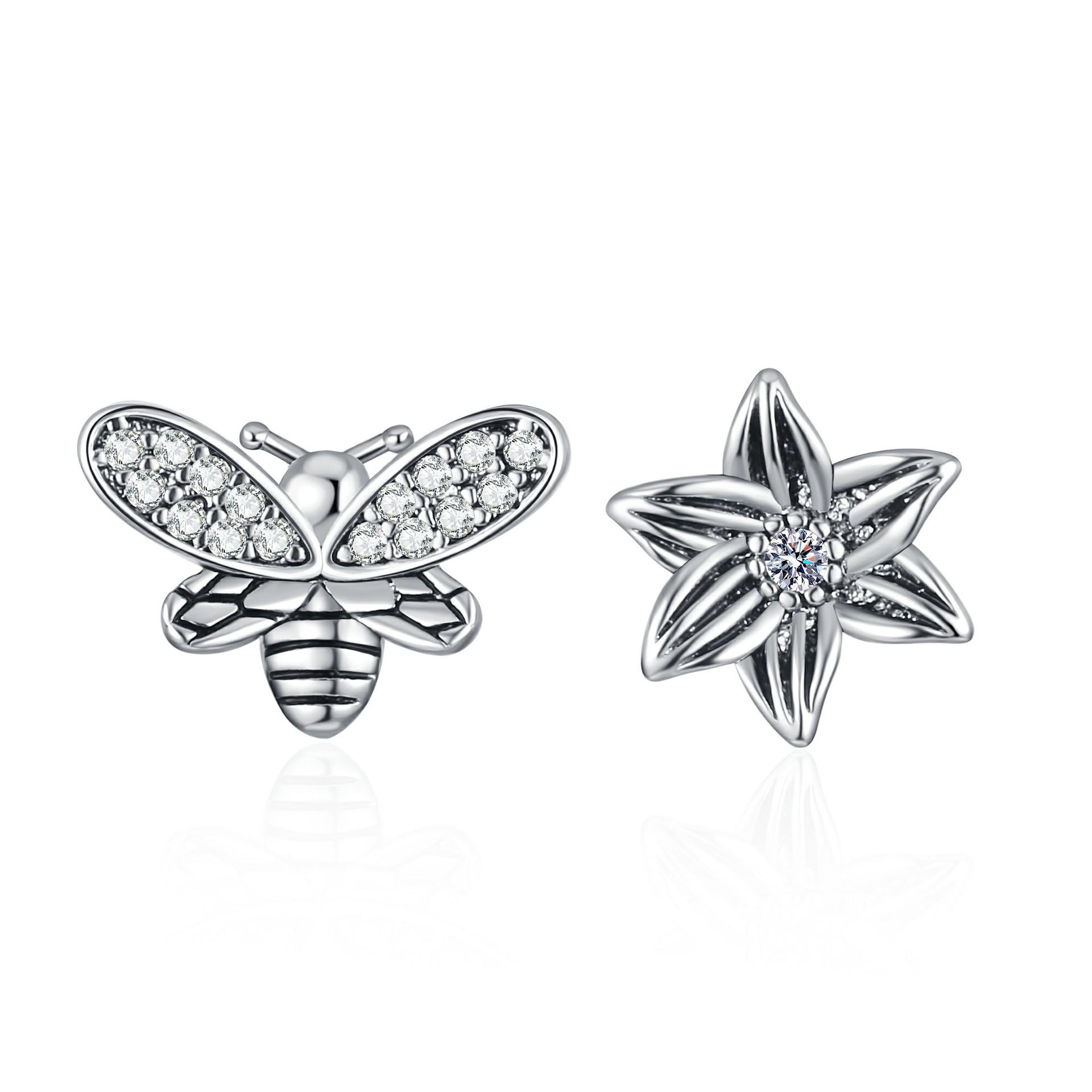 

Новый продукт Серьги пчелы для женщин с высококачественными асимметричными модными серьгами в виде подсолнуха