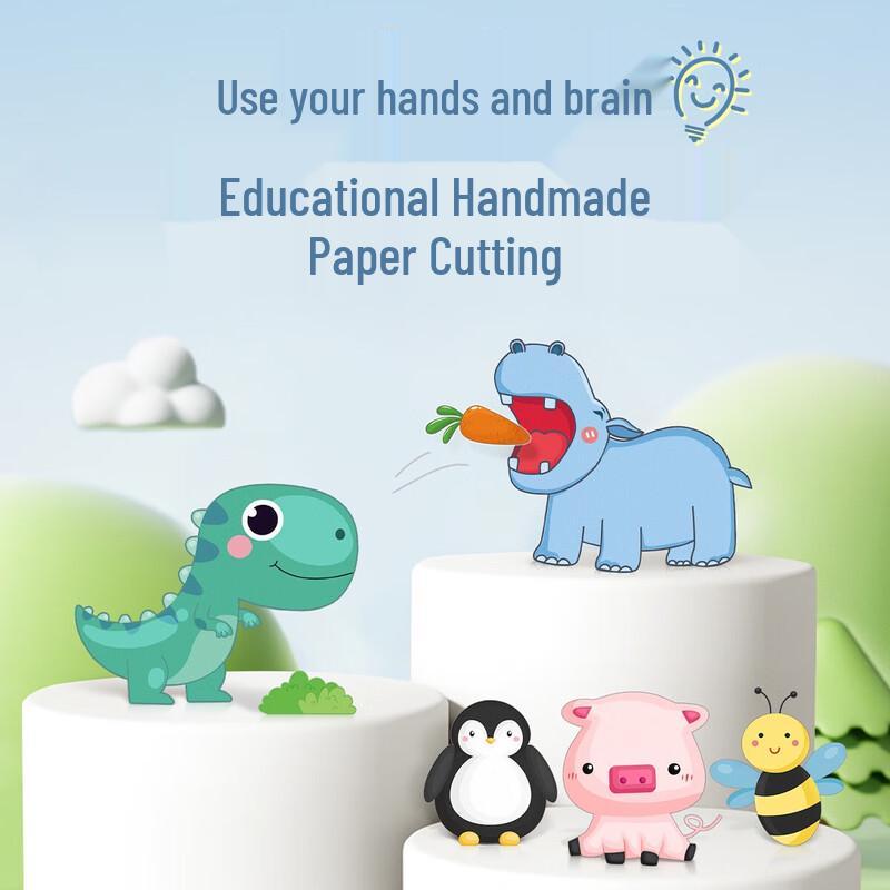 COODORA Kids Paper Cutting Craft Kit