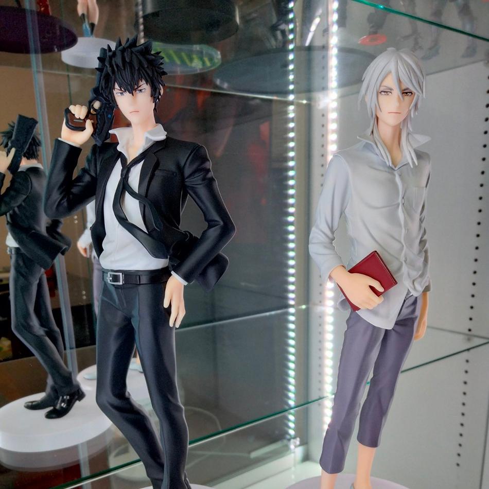 18cm Anime PSYCHO-PASS Anime Figures Kougami Shin'ya Makishima Shogo PVC Action Figures Model Anime Cartoon Model Toy Gift