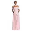 One-Shoulder Patchwork Open-Back Turtleneck Slimming Dress