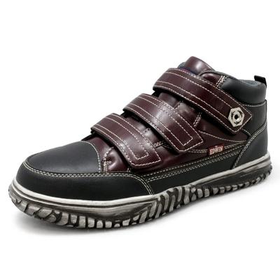 Safety Shoes High Cut Steel Toecap Magic [Edwin] ESM-103 (AZUKI 26.5)