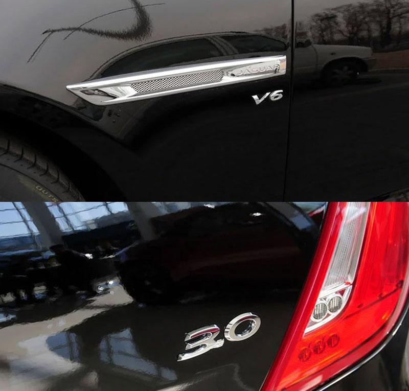 3D Premium ABS 3.0 5.0 V6 V8 car Fender trunk Rear Bonnet Decal Emblem Badge Sticker