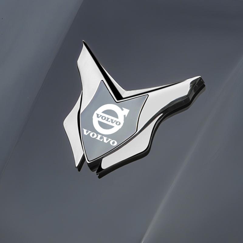 3D Badge Sticker Car Fender logo Rear Trunk Sticker for Volvo XC60 S90 XC90 S60 XC40 V60 V90 S40 Volvo EX30 C40 C70 Accessories