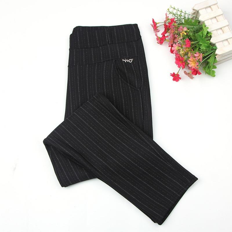 

Pants Women s Outer Wear Fiber Pants Medium Old Women s Pants Long Casual Pants Grandma Pants Striped Pants Plaid Pants Loose High Waist 5XL [140-82.5 kg]