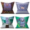 Purple Eyes Towelie Pillow Anime Pillow Sofa Bed Head Pillow Cover Cushion Cover 45x45 cm Fashion