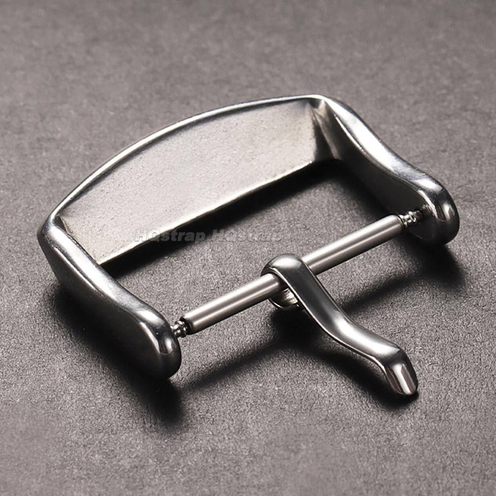 Fibbia in Acciaio Inossidabile per Cinturino in Pelle 12mm 14mm 16mm 18mm 20mm 22mm 24mm Bottone Metallico Chiusura a Perno Accessori per Orologi