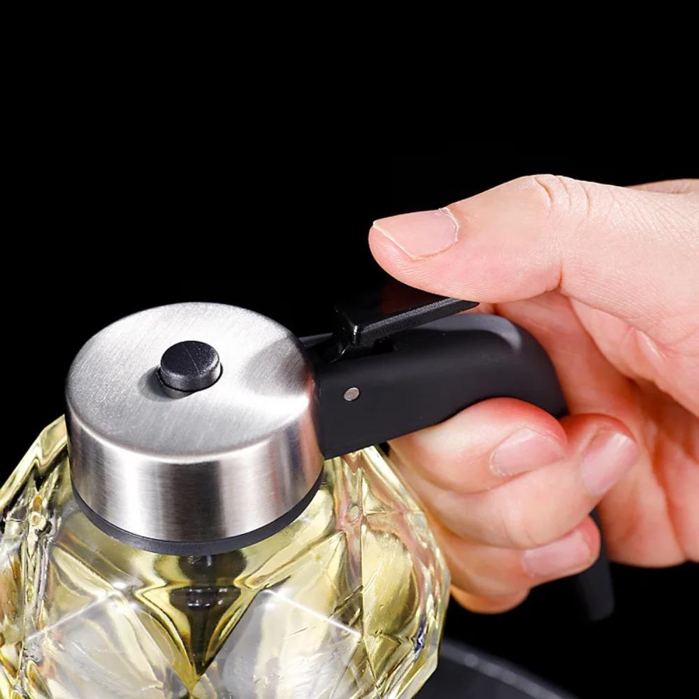 200 ML Shaped Honey Dispenser Glass Syrup Dispenser Vinegar and Sauce Dispenser Cooking