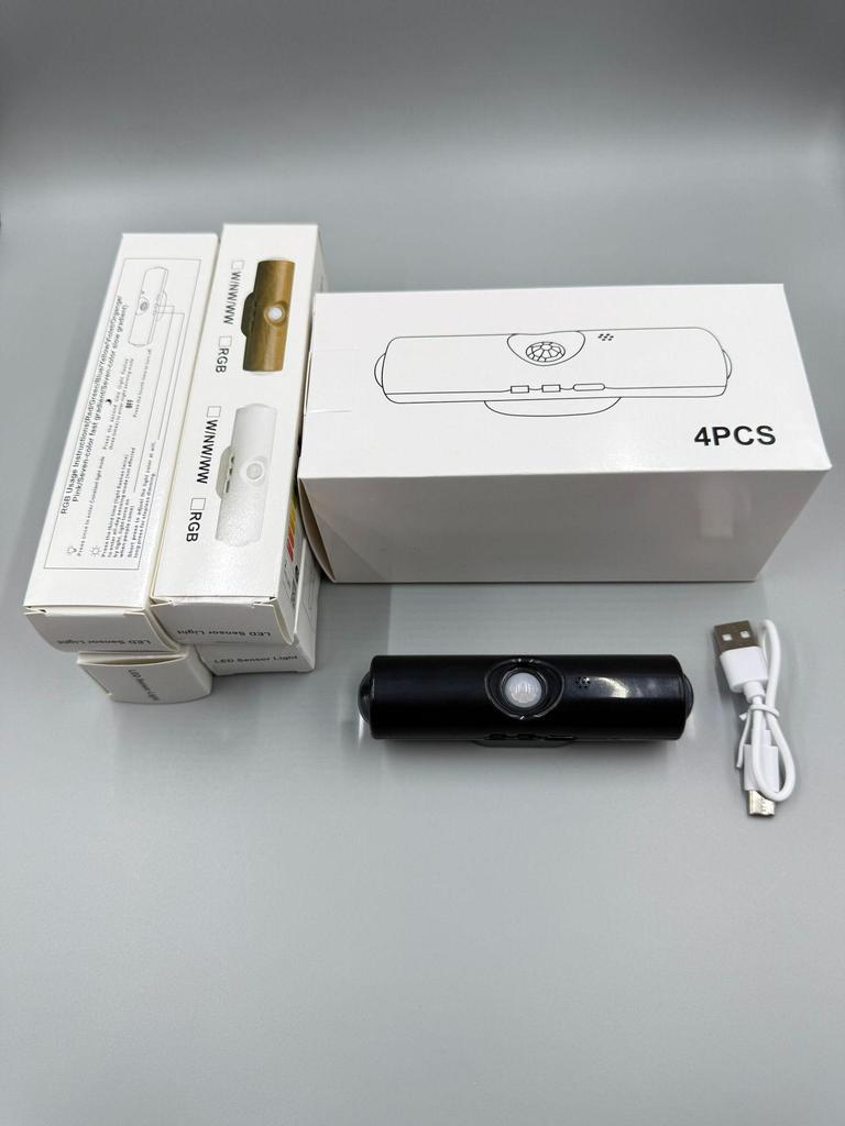 Rechargeable Wall Light: Wireless Bedside Lamp with Motion Sensor and Colorful Gradient for Bedrooms and Hallways