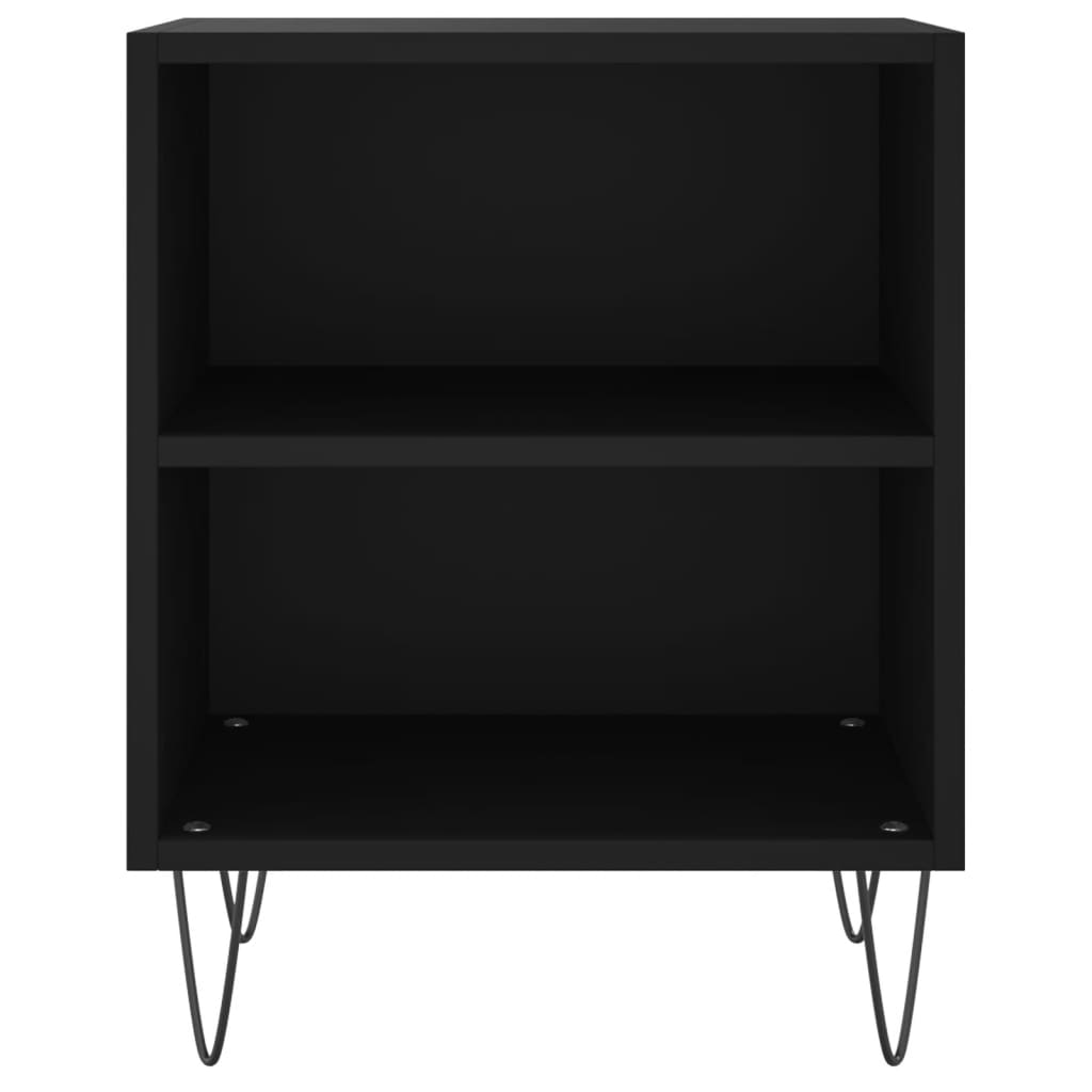 Nightstands 2 pcs Black 40 x 30 x 50 cm Particleboard