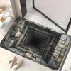 3D Visual Bathroom Absorbent Foot Mat - Dirt-Resistant, Easy-to-Clean, Entrance Doormat