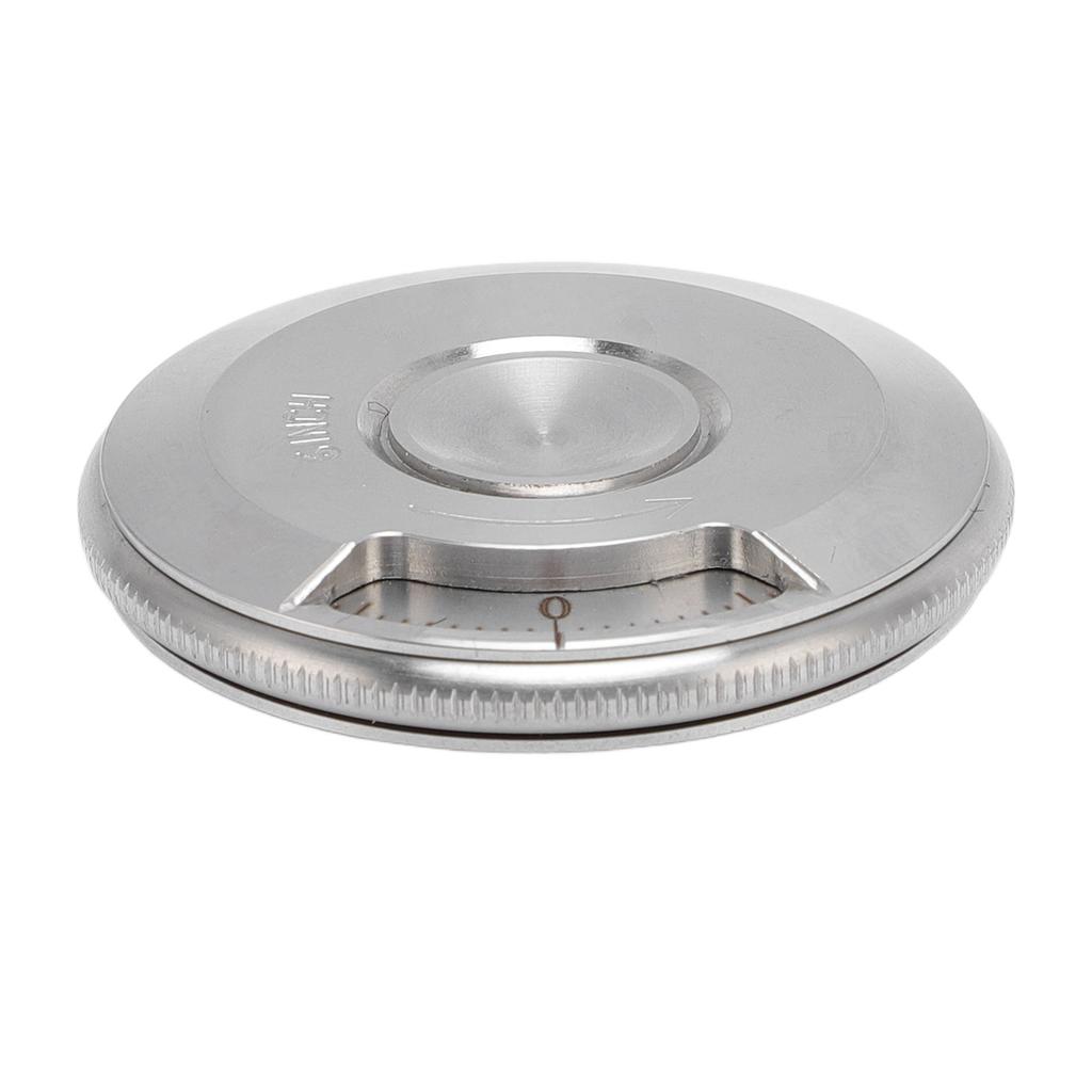 Round Measuring Ruler Stainless Steel Curve Measuring Rolling Ruler Portable Fingertip Toy