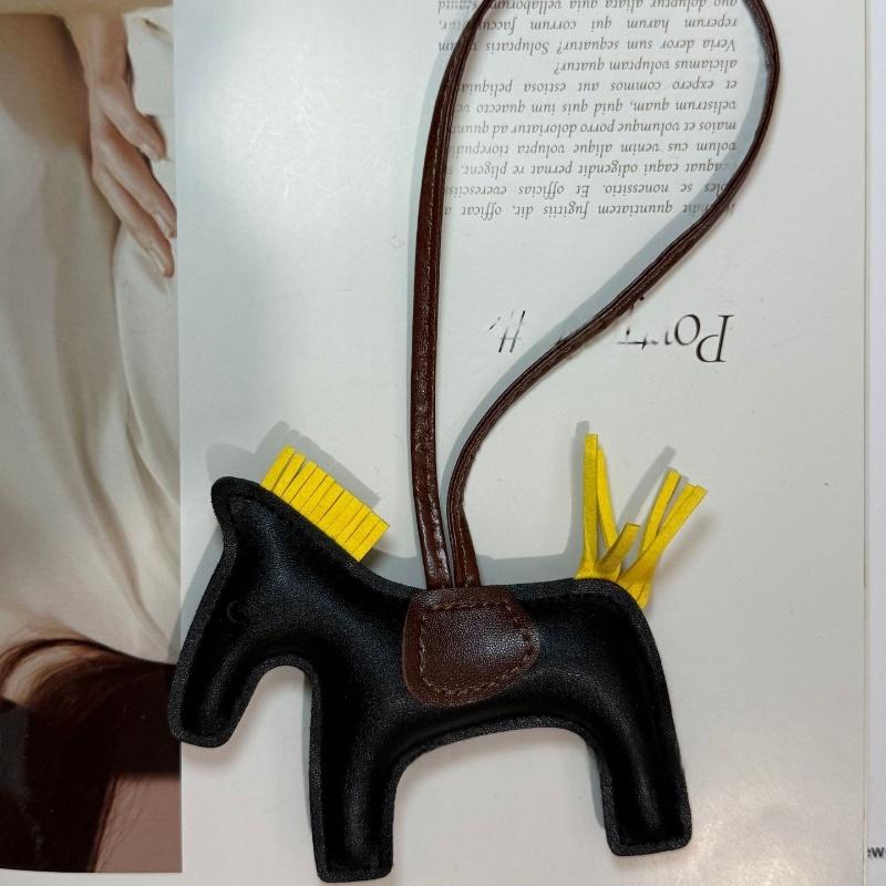 Mode PU Leder Mini Pony Anhänger Damen Tasche Hängende Dekoration Zubehör Cartoon Pferd Schlüsselanhänger Auto Schlüsselanhänger Geburtstagsgeschenk