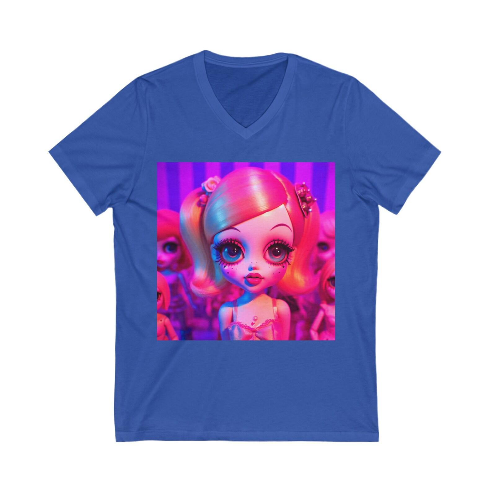Girly Rave V-Neck Tee 140