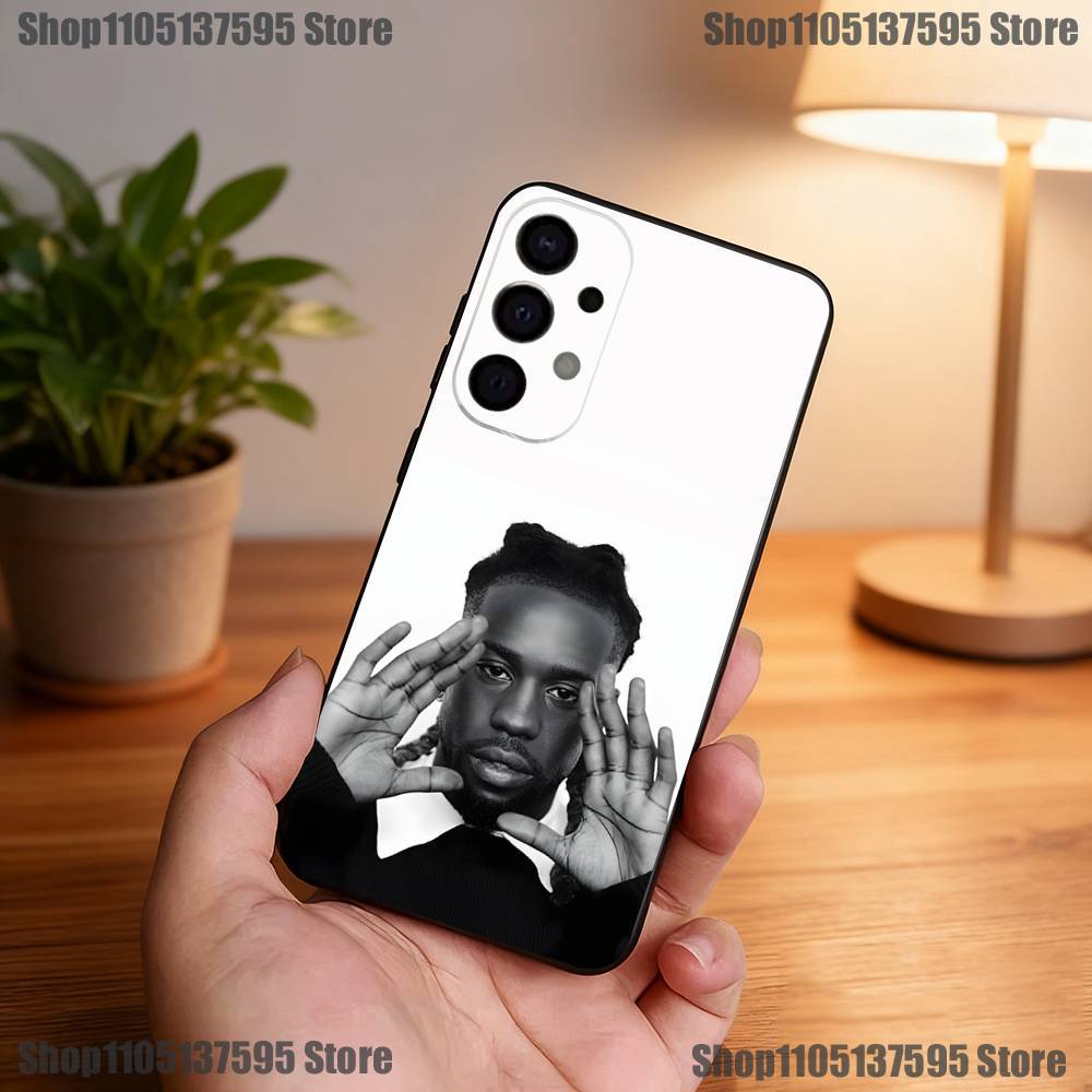J-JOK air Rapper Phone Case For Samsung S25,S24,S21,S22,S23,S30,Ultra,S20,Plus,Fe,Lite,5G Black Cover