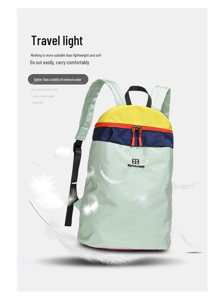 Plecak z tkaniny Oxford w bloki kolorów: Codzienny plecak podróżny i szkolny na zewnątrz