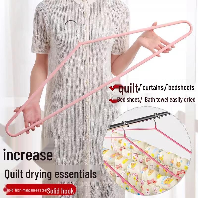 

Non-Marking Non-Slip Student Clothes Hanger for Dorms Set of 2 Blue Non-Slip, Thickened 12mm