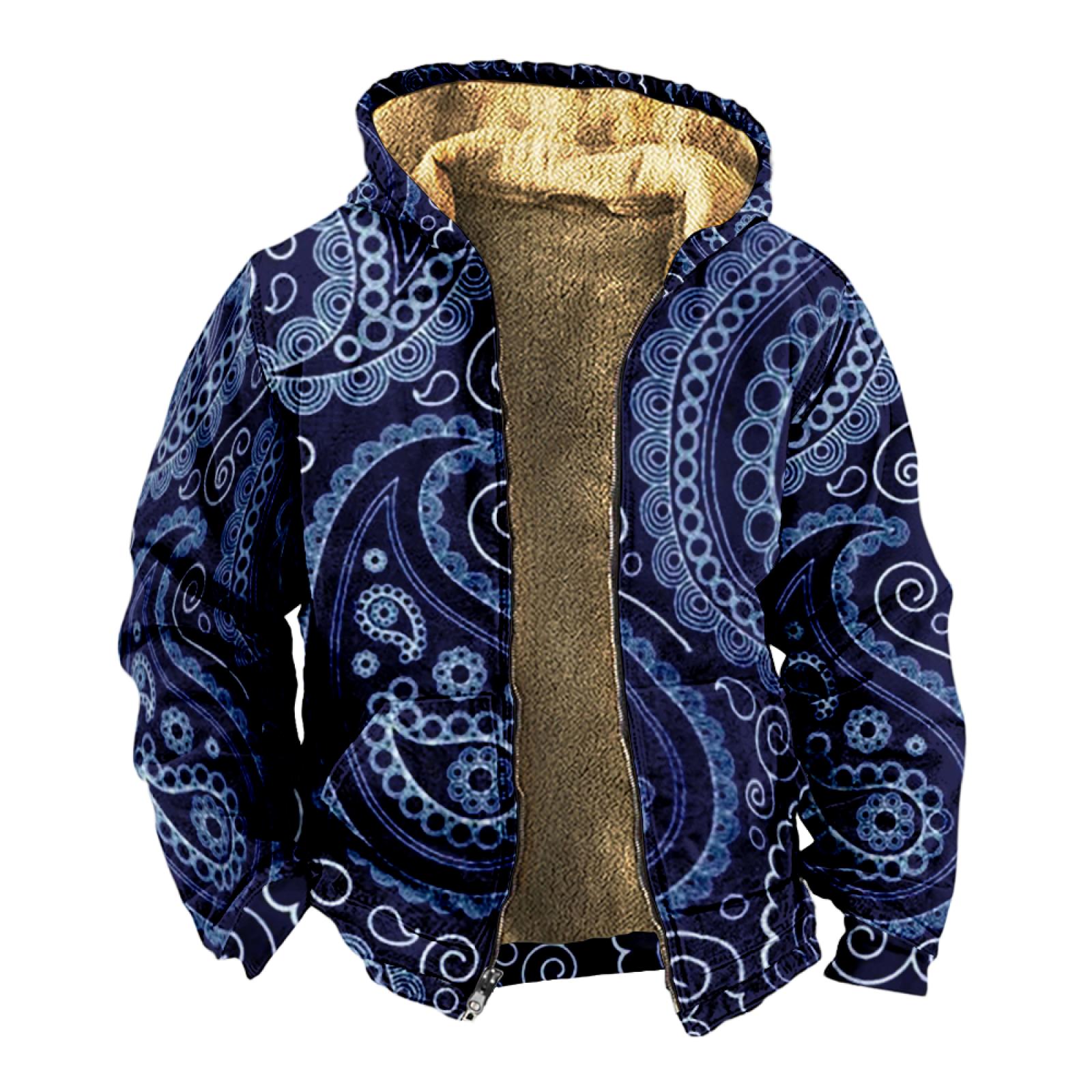 

Мужской индивидуальный повседневный свитер на молнии с длинным рукавом и принтом, толстый хлопковый костюм, зимний костюм XXXL