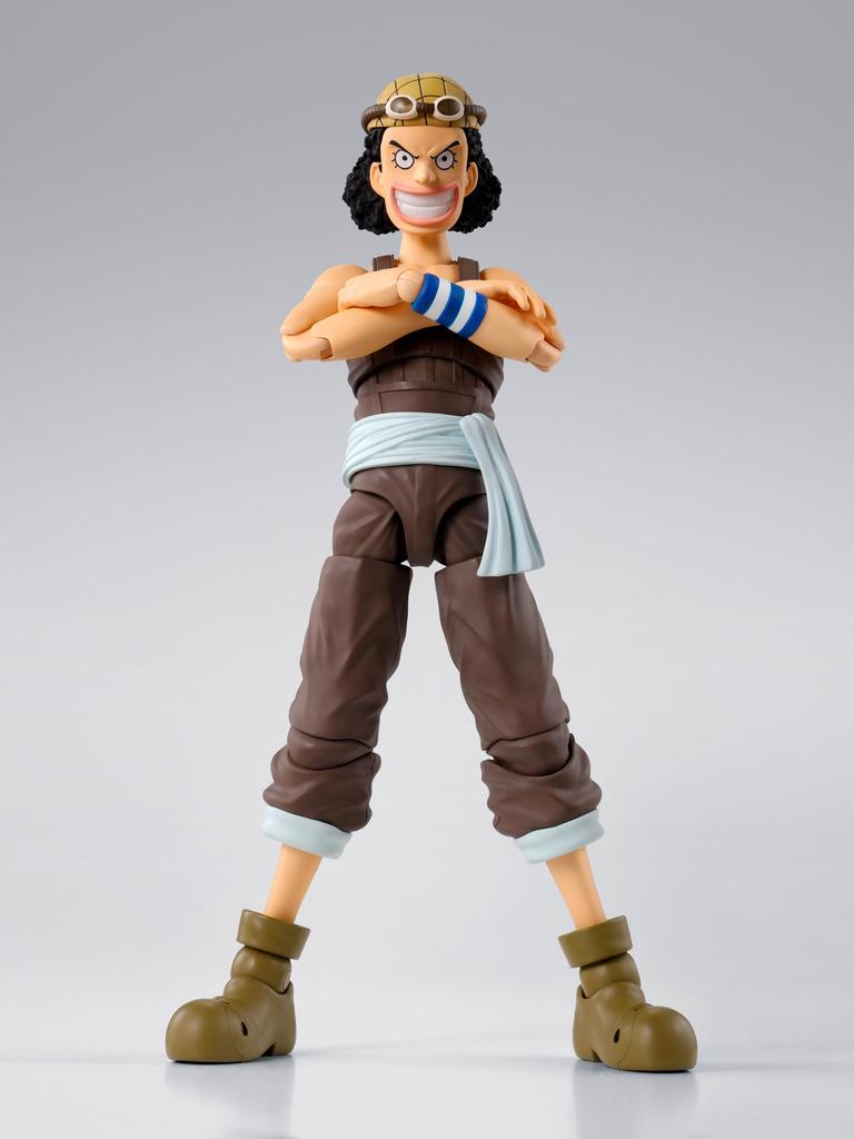 TAMASHII NATIONS ONE PIECE Usopp of 145mm PVC ABS Painted Movable Figure S.H.Figuarts -Dawn Adventure- Approx. &