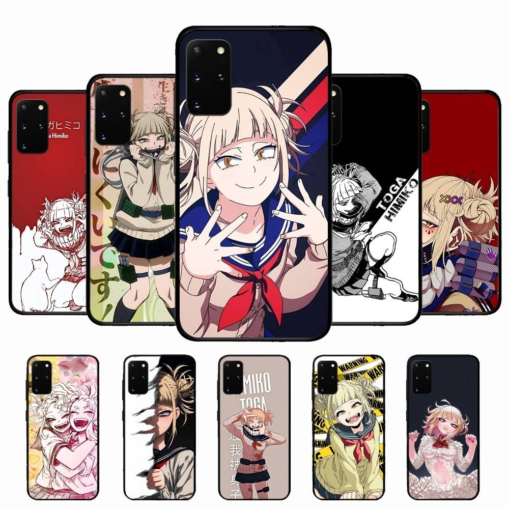 Himiko Toga Boku No Hero Academia Phone Case For Samsung S 24 fe 25 Ultra plus 20 lite 21 30 22 23 24 22 Ultra 5G Fundas