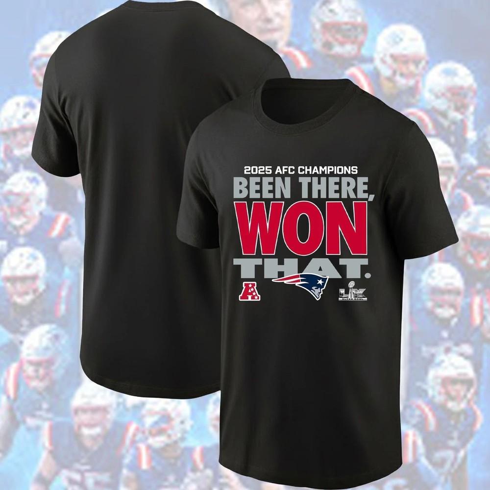 Patriot 2025 AFC Conference Champions Been There Won That T-Shirt S-5XL Unisex T-Shirt S