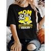 Letter & Lemon Print Crew Neck T-Shirt, Casual Short Sleeve T-Shirt For Spring & Summer, Women's Clothing