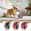 Dog Treat Dispenser Ball Adjustable Slow Feeder Puzzle Toy Food Dispensing Ball for Puppy Healthy Eating Training And Boredom Relief