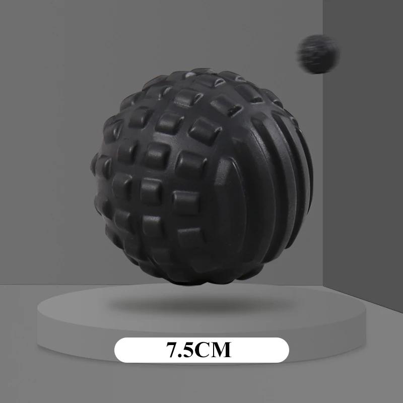 

TPR Floating Point Massage Ball for Foot Neck Shoulder Pain Relief Deep Tissue Muscle Relaxation Yoga Fitness Reusable Washable чорний