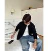 Men's 2024 Autumn/Winter Metal-Studded Cardigan Knitwear - Versatile Loose-Fit Coat