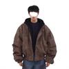 2026 Spring/Autumn Men's Trendy Loose Hooded Jacket - Fake Two-Piece, High Street Style