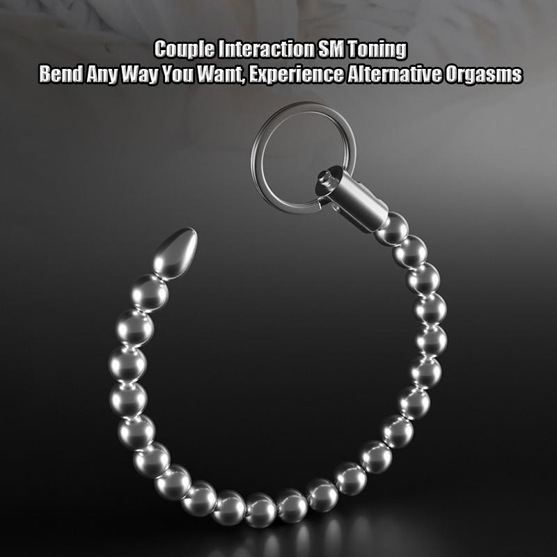 Stainless Steel Urethral Sound Dilators Penis Plug Insert Stimulation Catheter Beads Male Masturbator Sex Toys For Men