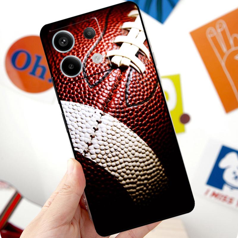 American Football College Sport Funda For Xiaomi Redmi Note 14 10 11 12 13 15 Pro Plus Case For Redmi 15 15C 13C 12C 10C 14C