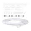 Bendable Track Hook Set Accessories Quiet Glides Curtain for Kitchen