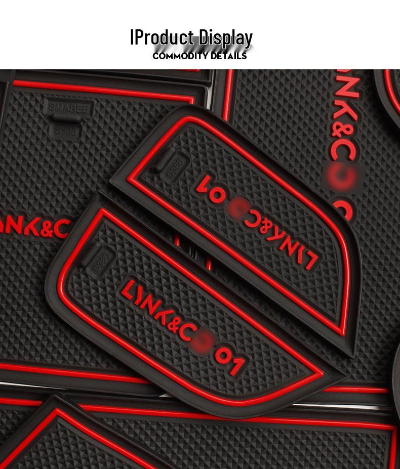 Lynk & Co 02 Hatchback Door Slot Mats & Cup Holder Interior Decor