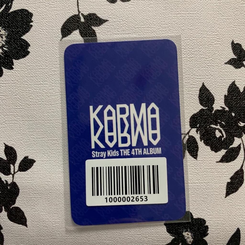 [USED] Straykids Pre-list Skiz KARMA FANS Han Trading Card