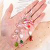 1Pc Phone Charm Pendant Cute Kawaii Pink Bowknot Keychain Bag Phone Strap Girl Cellphone Lanyard Keyring Birthday Jewelry DIY