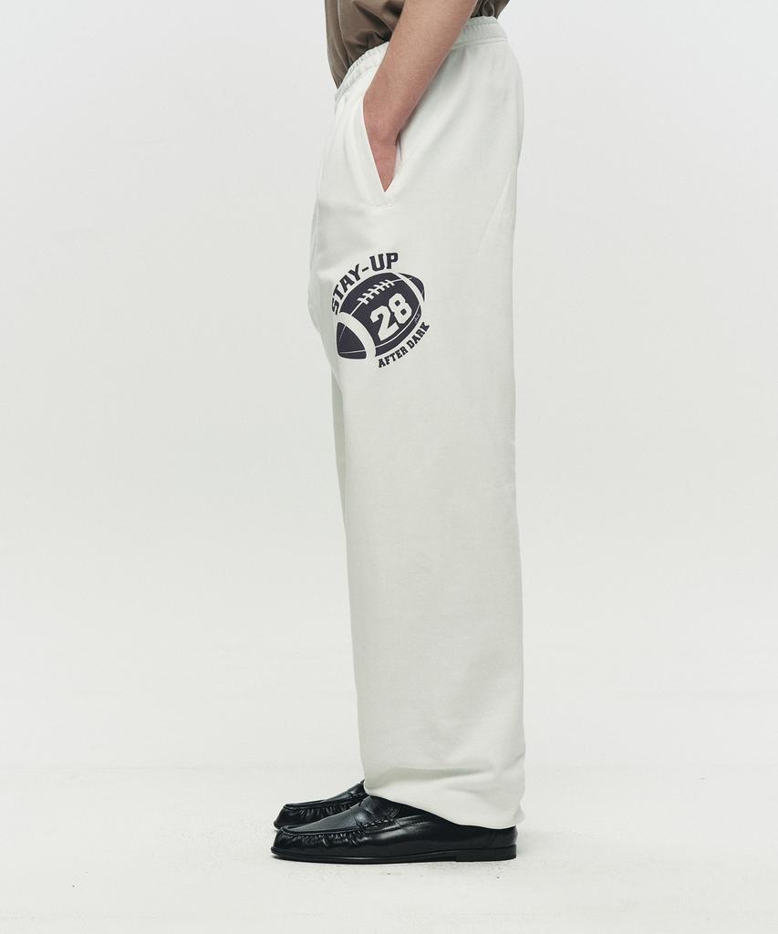 Hoite Stay Up Sweatpants (White)