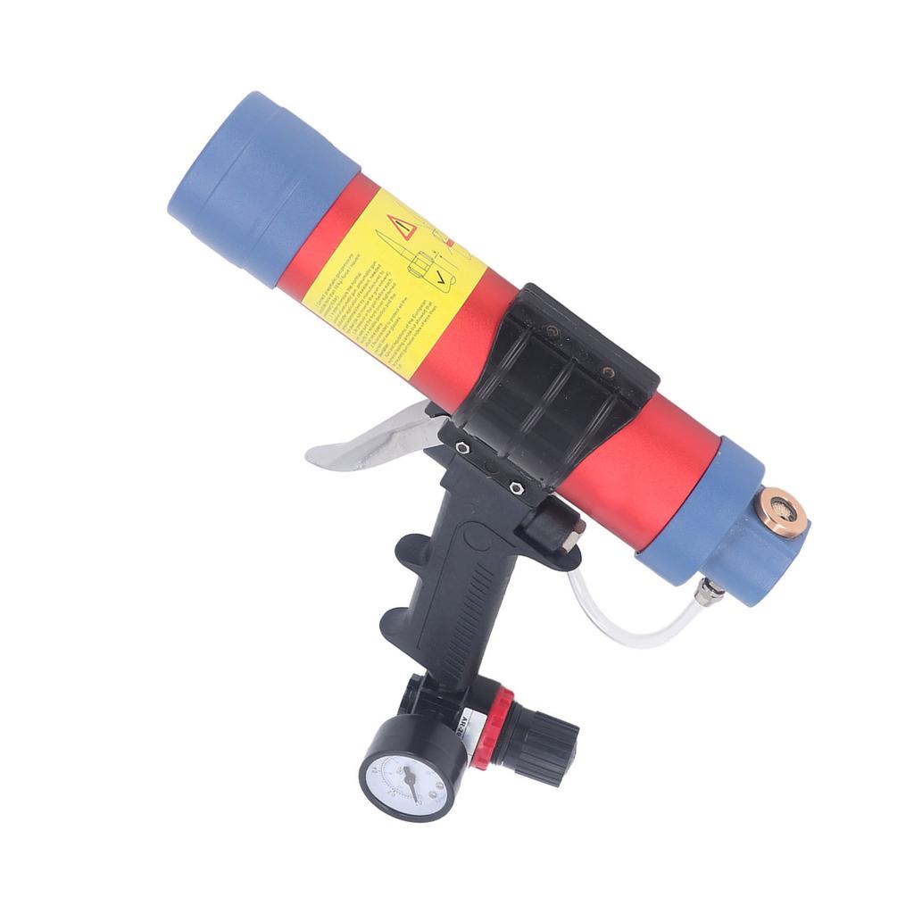 Luft-Kartuschenpistole 310ml Fassungsvermögen Pneumatische Kartuschenpistole Glasleimpistole mit Manometer