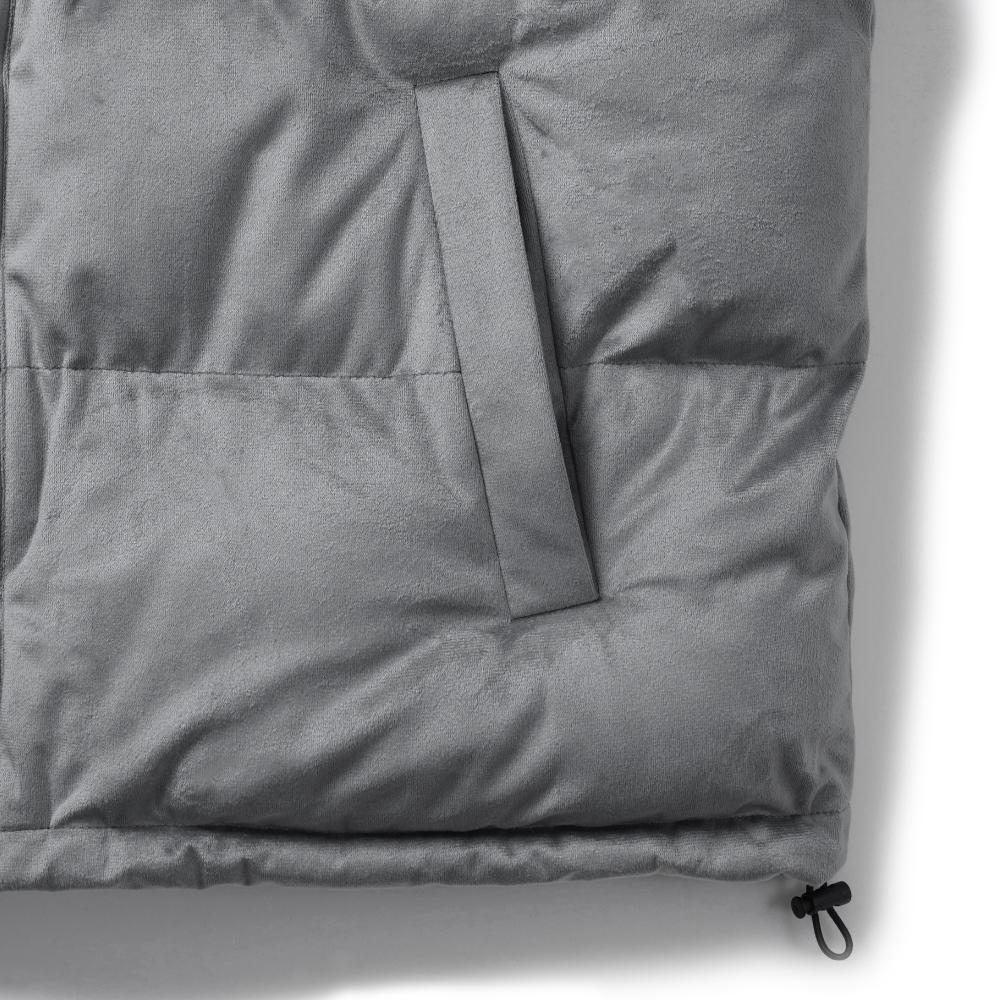 Urban Players Noble Velvet Padded Vest (Gray)