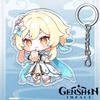 Portachiavi Acrilico Genshin Impact da 12cm Accessori Zaino Studente Hu Tao Yoimiya Zhongli Raiden Shogun Accessori Regali per Feste