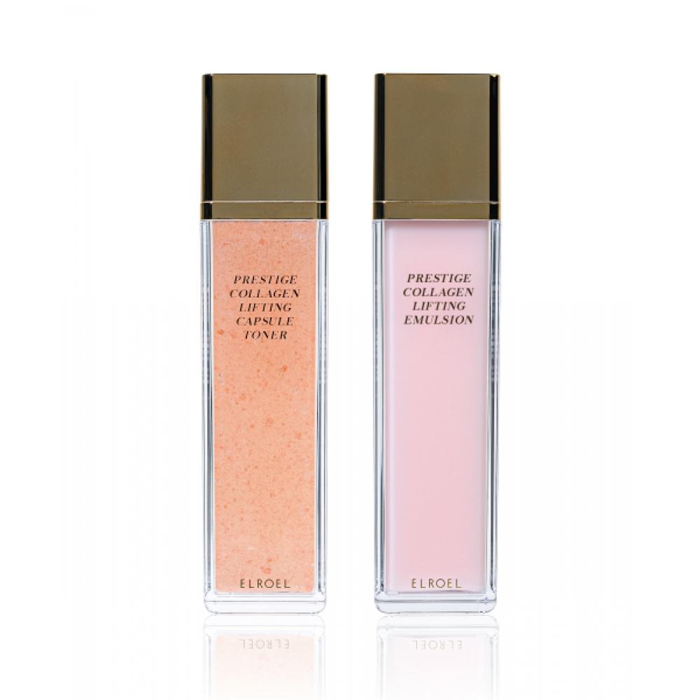 Elroel Prestige Collagen Lifting Capsule Toner+emulsion Set NONE