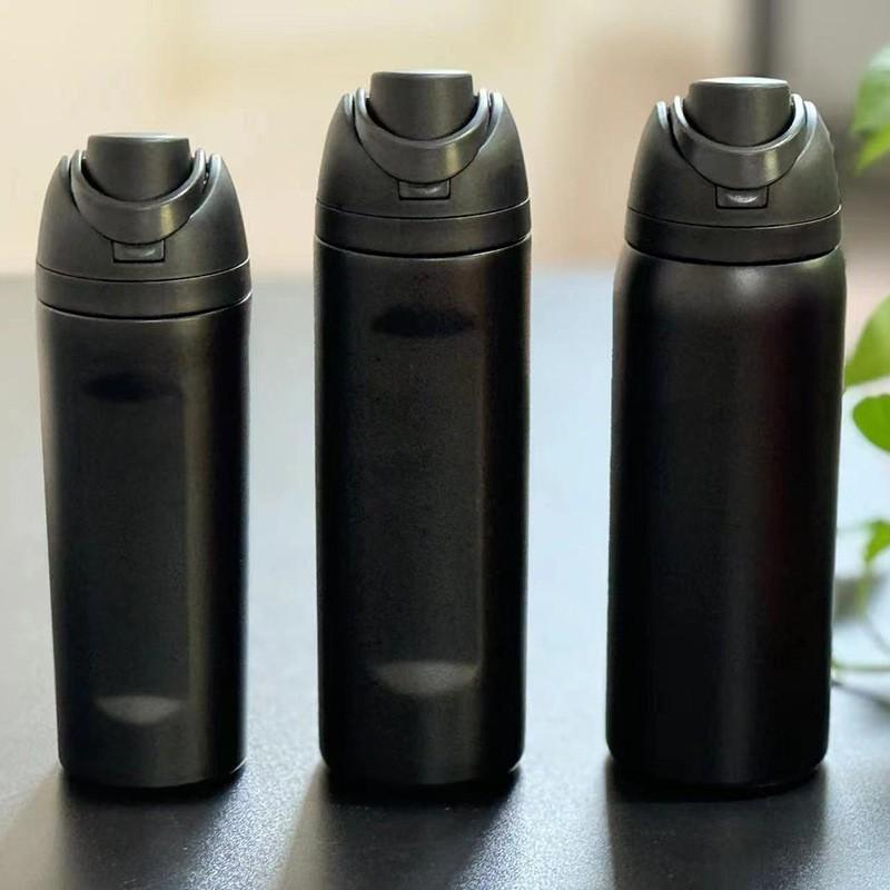 24/32oz Straw Portable Water Cup 304 Stainless Steel Travel Vacuum Flask Vacuum Thermal Insulated Mug for Outdoor Camping Sports