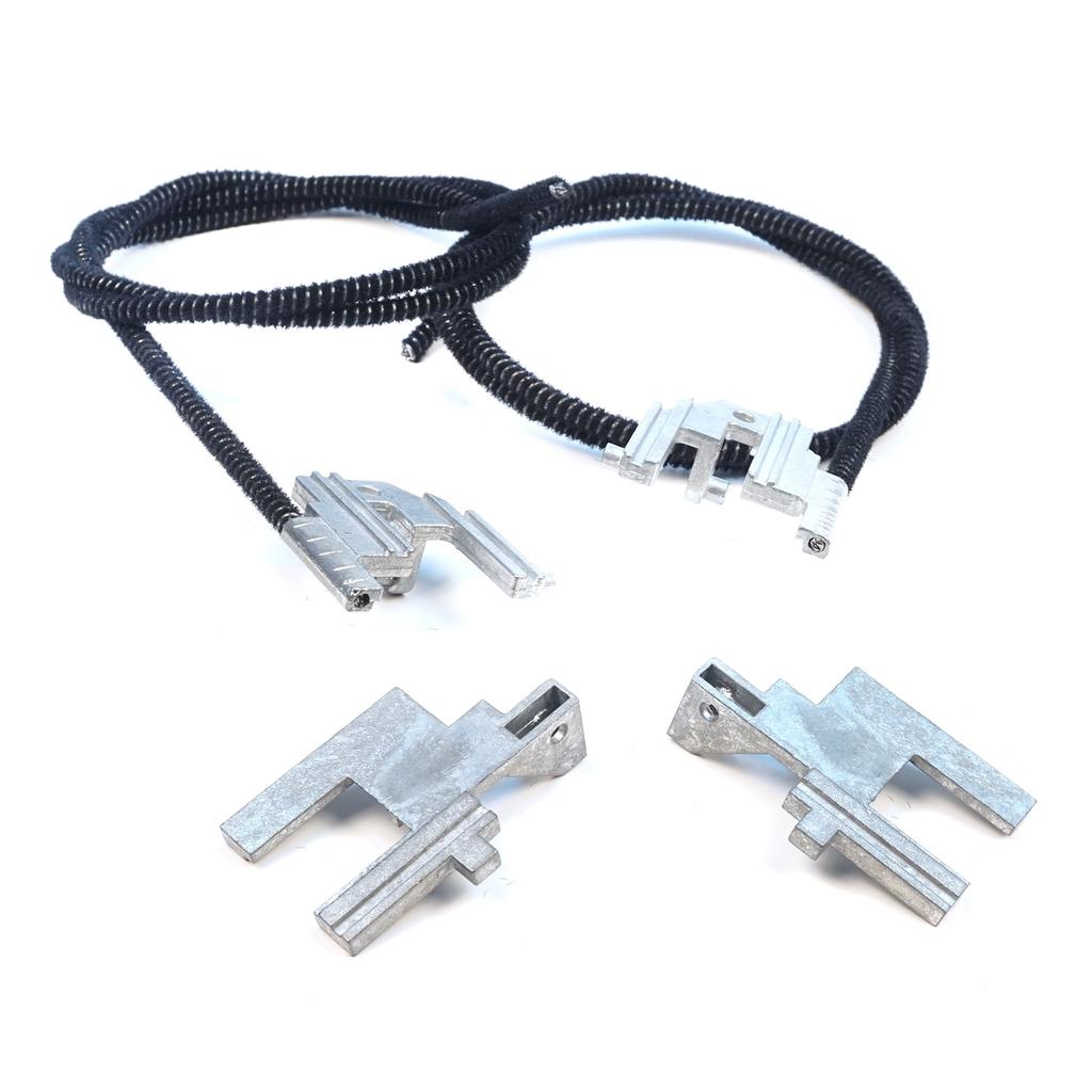 BSR674 Electric Sunroof Repair Track Drive Pull Bowden Cables Left and Right With Metal Mounting Bracket Hinges for Renault Megane MK1 Scenic MK1