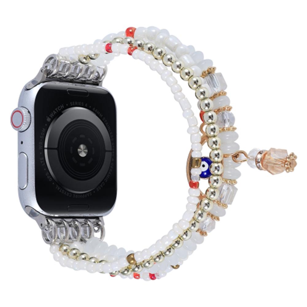 Watch Strap for Apple Watch Series 10 Ultra 9 8 7 SE 6 5 4 3 2 1 46mm 49mm 45mm 44mm 42mm Eye Design Beads Bracelet Wrist Band