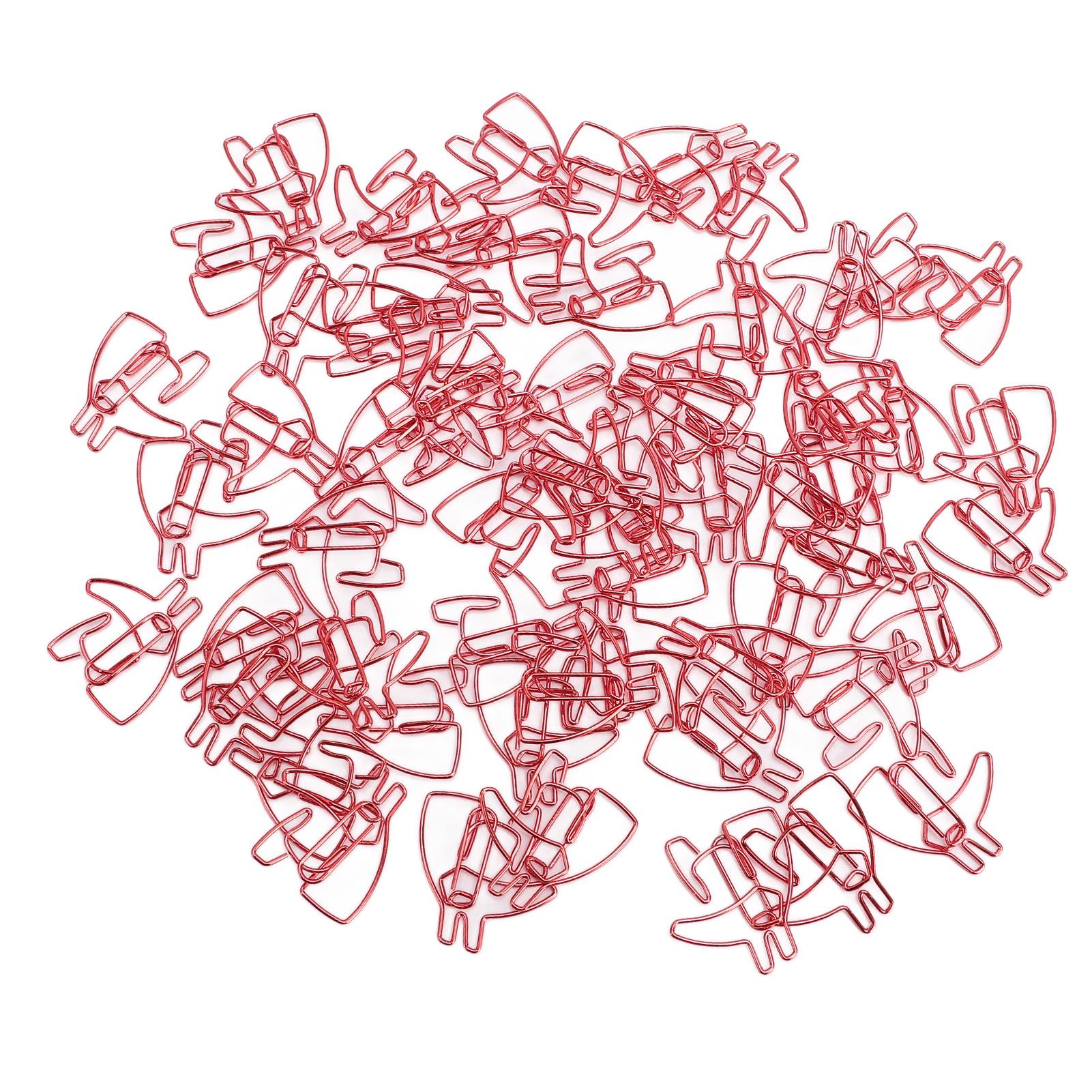 

60 шт. Скрепки для бумаги Милые мультяшные закладки Металлические зажимы для маркировки для офисных файлов Пригласительные открытки Школа