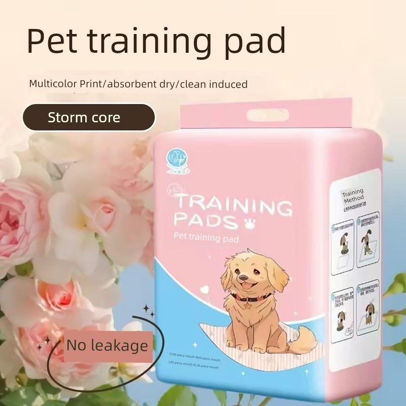 

Пеленка для писсуара для туалета для домашних собак Утолщенные дезодорирующие подгузники Защитный коврик Абсорбирующие подгузники Одноразовые детские подгузники Товары для животных A package [honey Print regular] L code 40 pieces