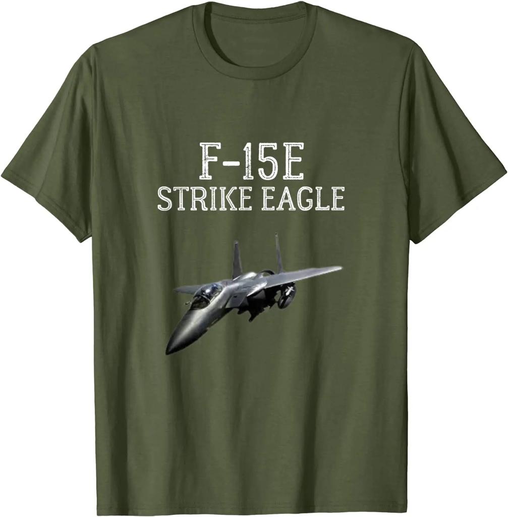 F15E Strike Eagle AirtoGround Attack FIghter Bomber Gift TShirt Summer Cotton ONeck Short Sleeve Mens T Shirt New S3XL
