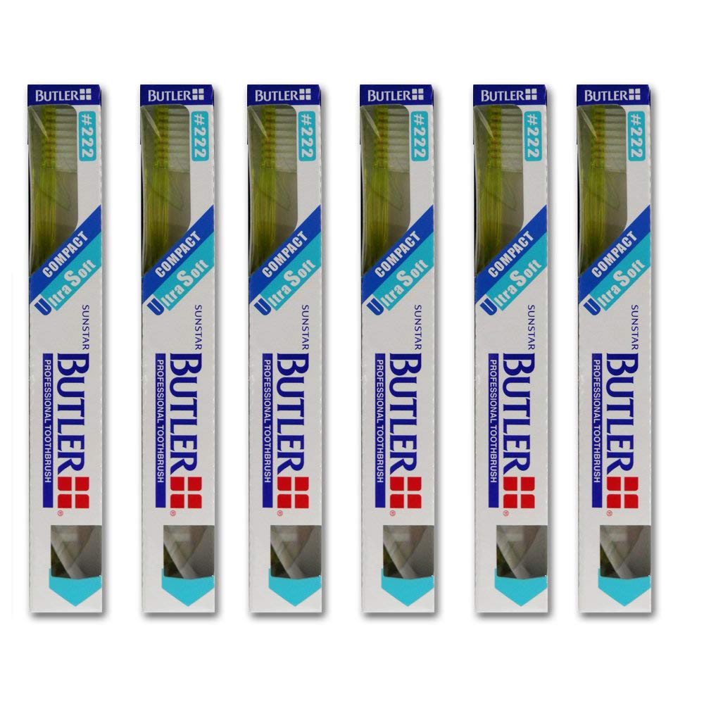 Butler 6 are toothbrushes, pieces, #222 (colors random)