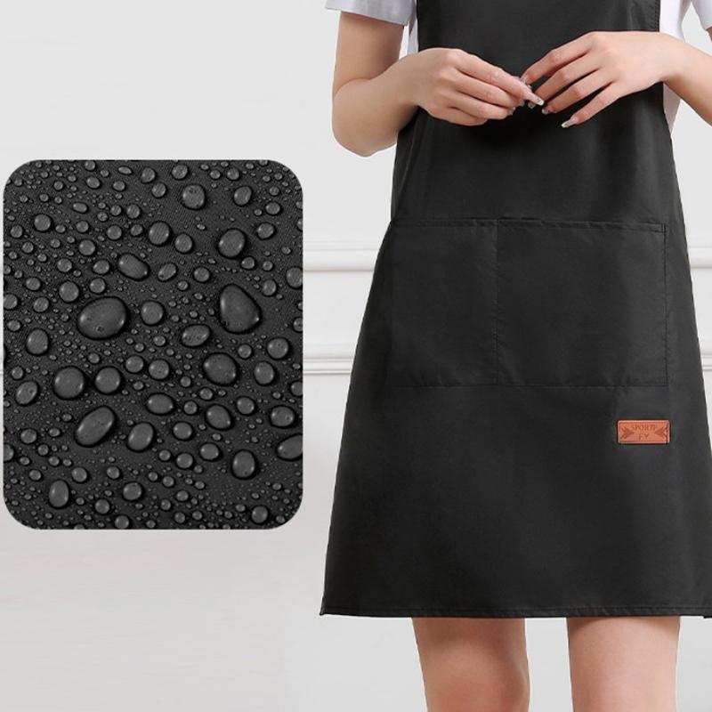Resistant Dirt Apron Waterproof And Oil Resistant Household Kitchen Cooking  Apron Adult Work Clothes Kitchen Accessories